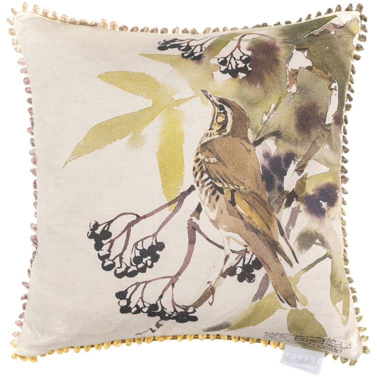 Voyage Maison Feathers Floral Square Scatter Cushion Cushion With